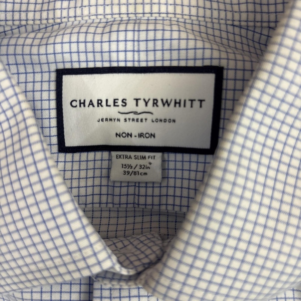 Charles Tyrwhitt Dress Shirt Extra Slim Fit Non Iron Lot Of 6 Mens 15.5 32/33 - Picture 9 of 16